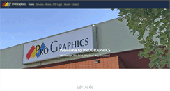 Desktop Screenshot of prographicsllc.com